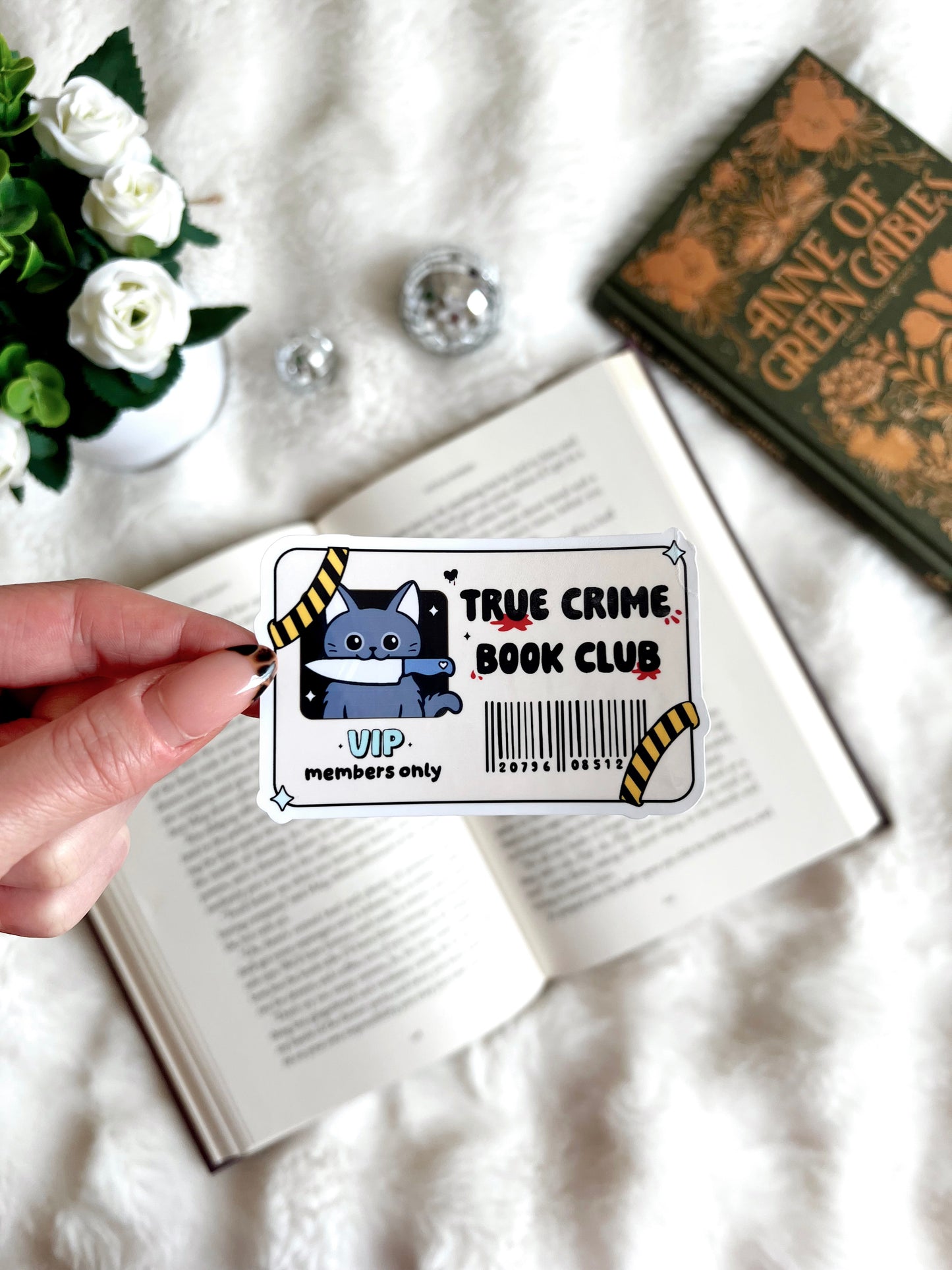 True Crime Book Club Sticker