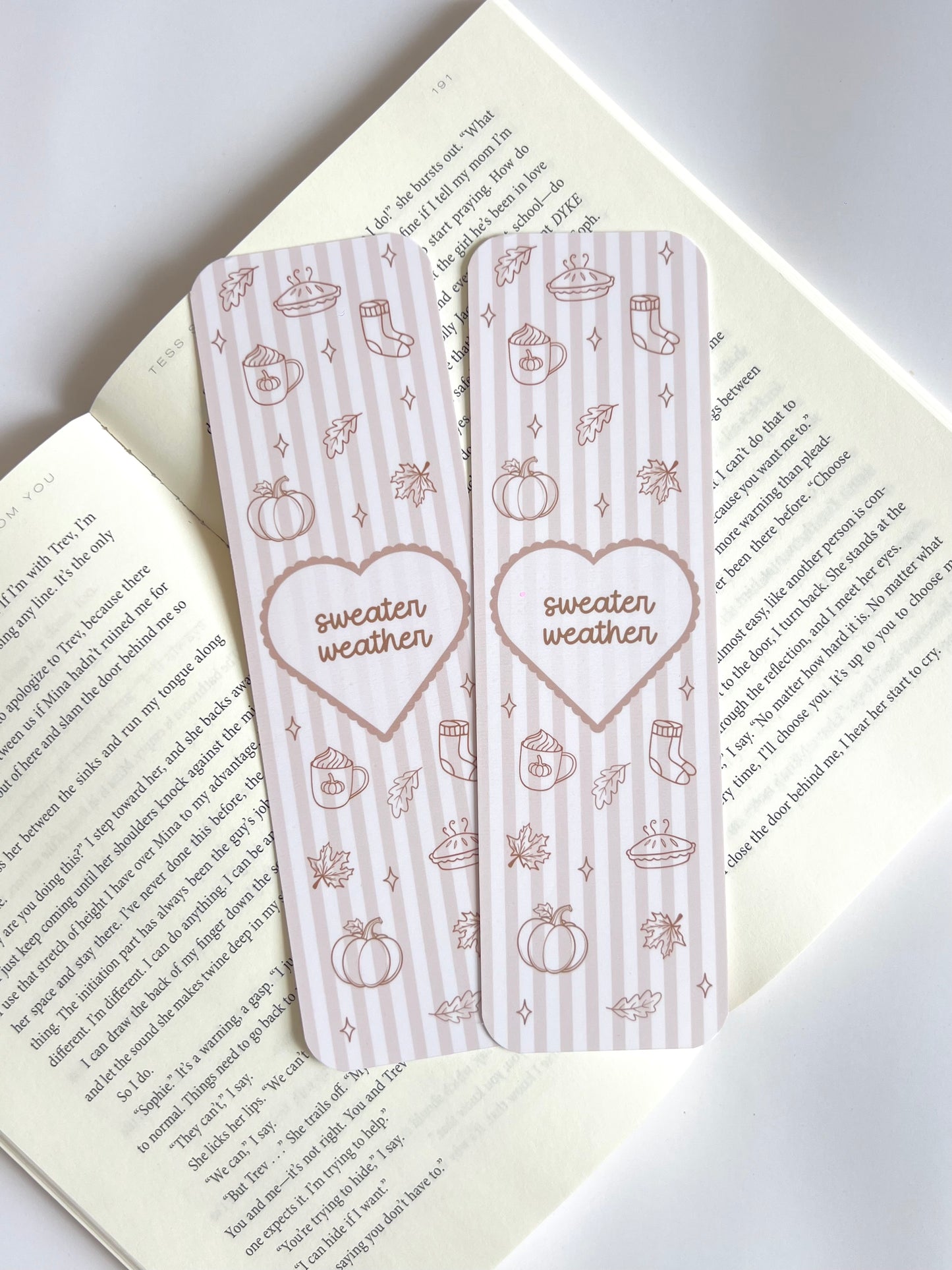 Sweater Weather Bookmark