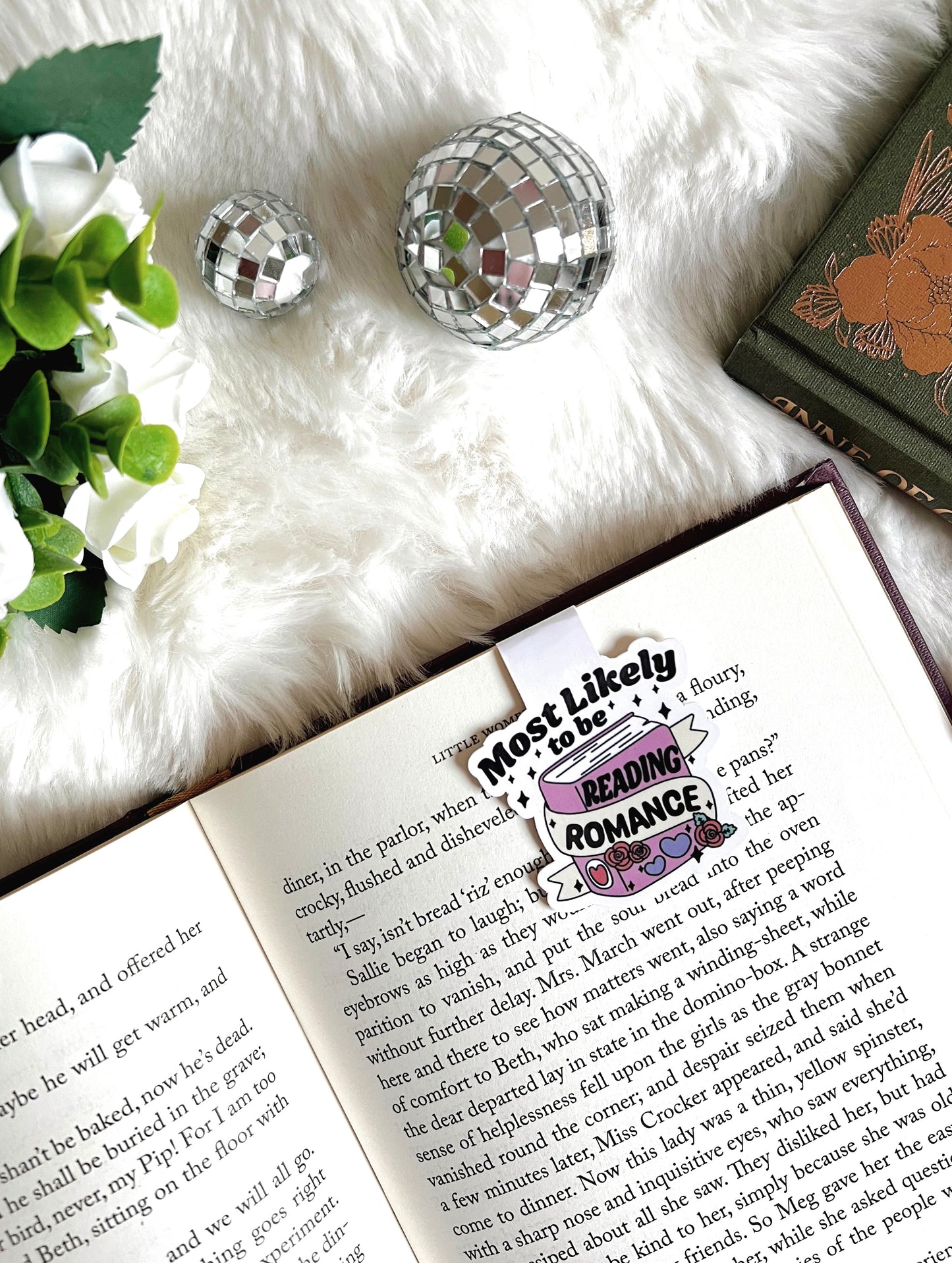 Most Likely to be Reading Romance Magnetic Bookmark