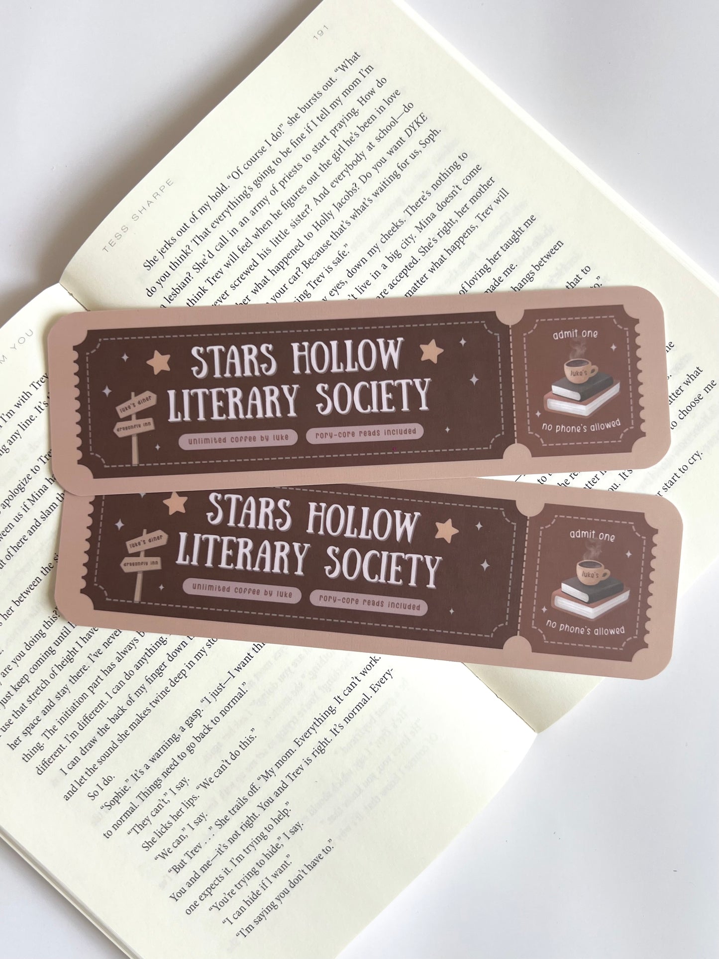 Stars Hollow Literary Society Bookmark