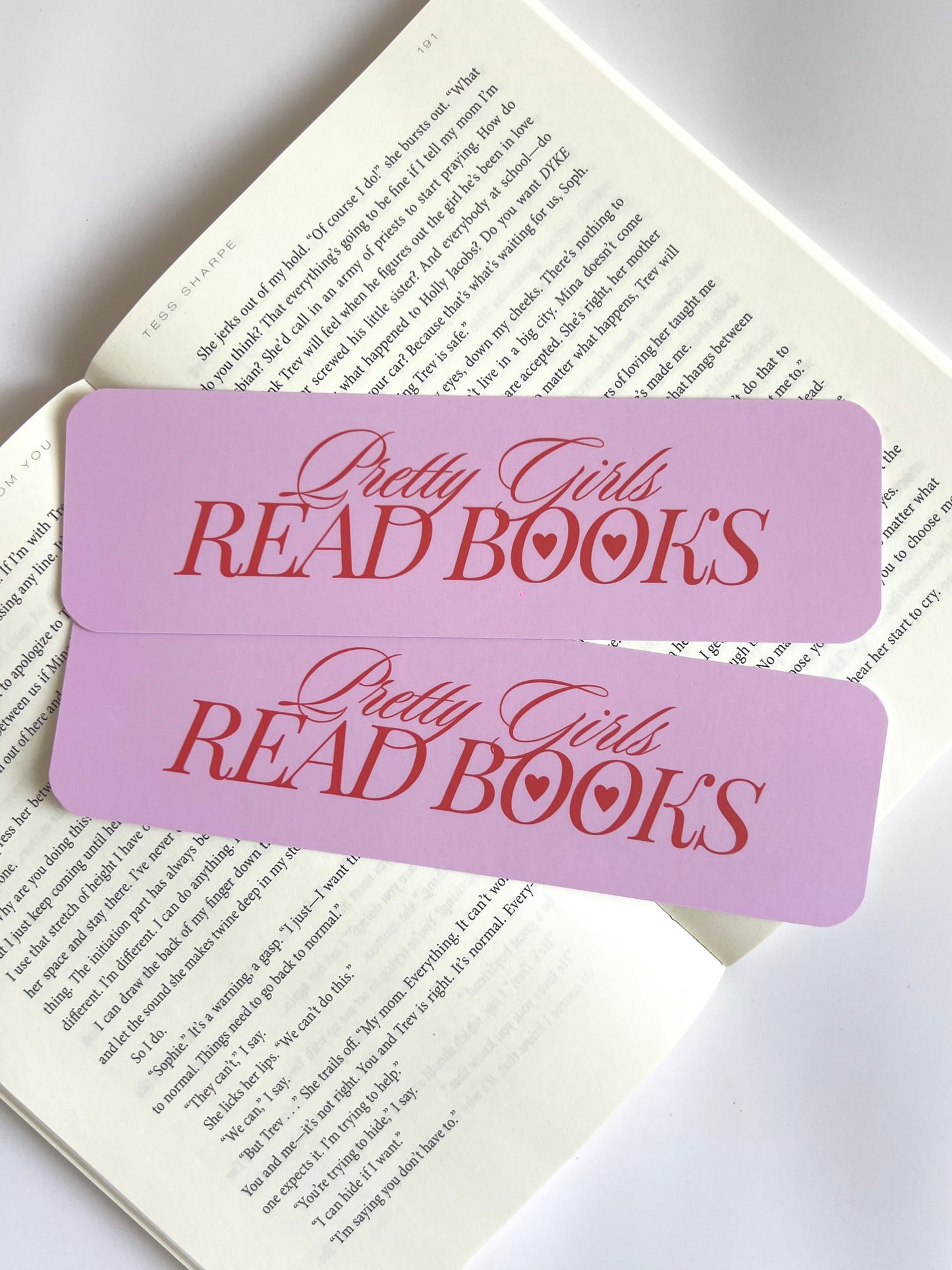 Pretty Girls Read Books Bookmark