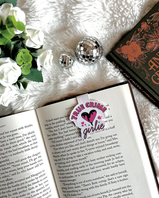 True Crime Girlie Magnetic Bookmark