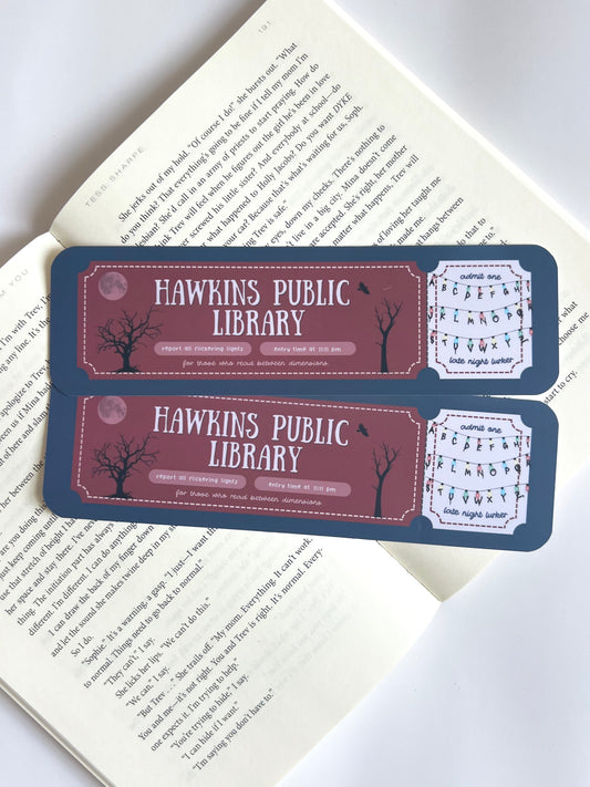 Hawkins Public Library Bookmark