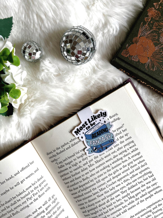 Most Likely to be Reading Fantasy Magnetic Bookmark
