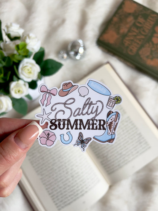 Salty Summer Sticker