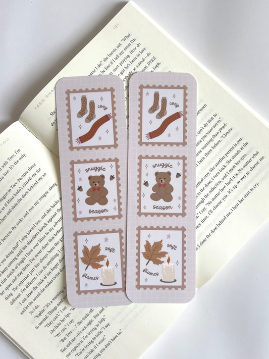 Snuggle Season Stamps Bookmark