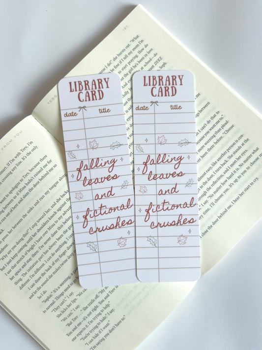 Falling Leaves and Fictional Characters Bookmark