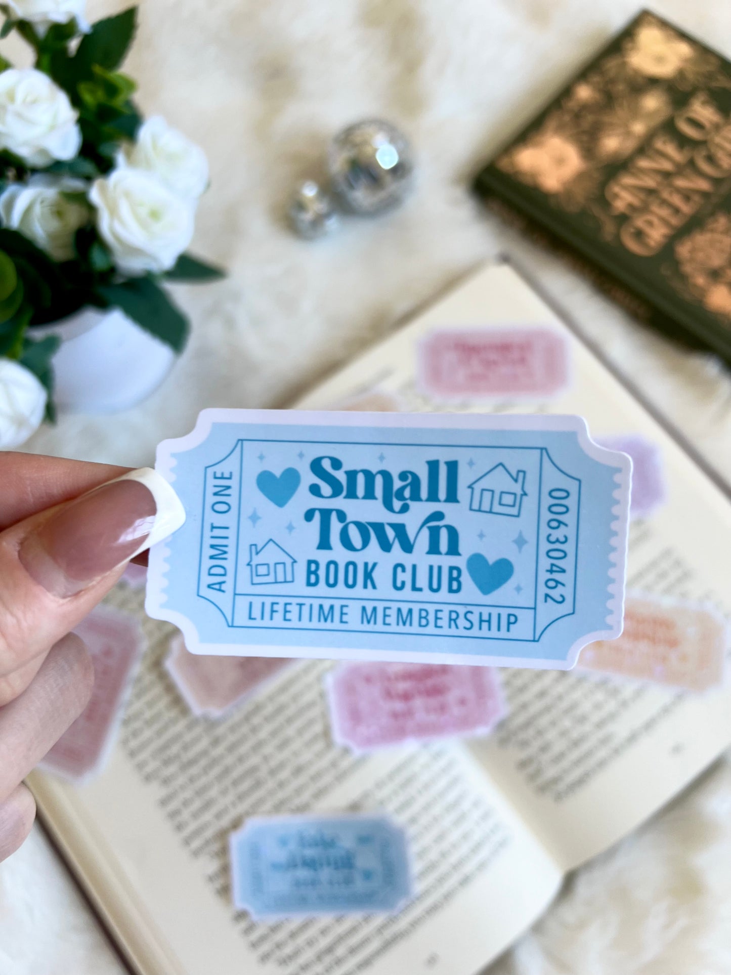 10 Romance Tropes Tickets Stickers