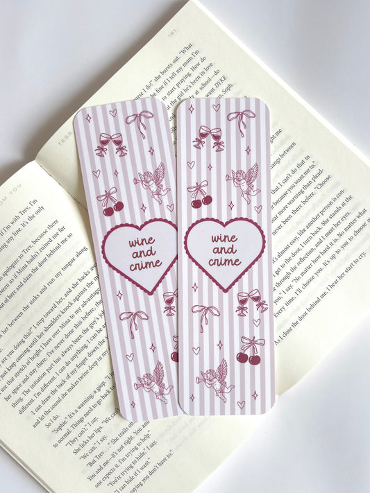 Wine and Crime Bookmark