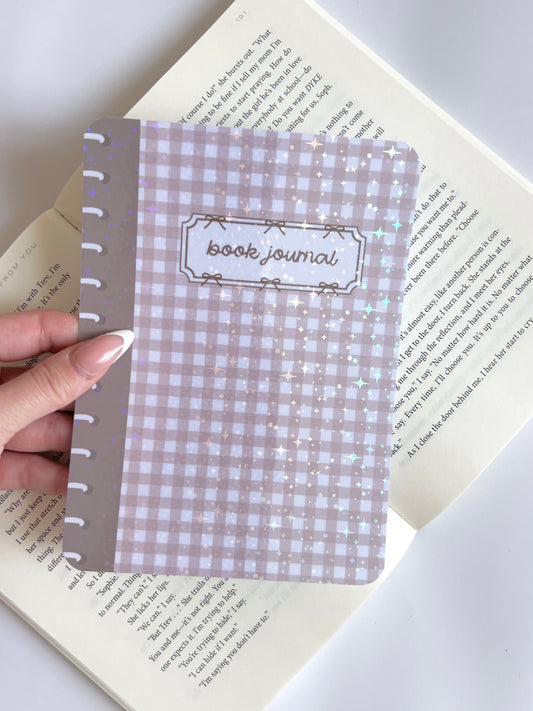 Cozy Plaided Brown Book Journal