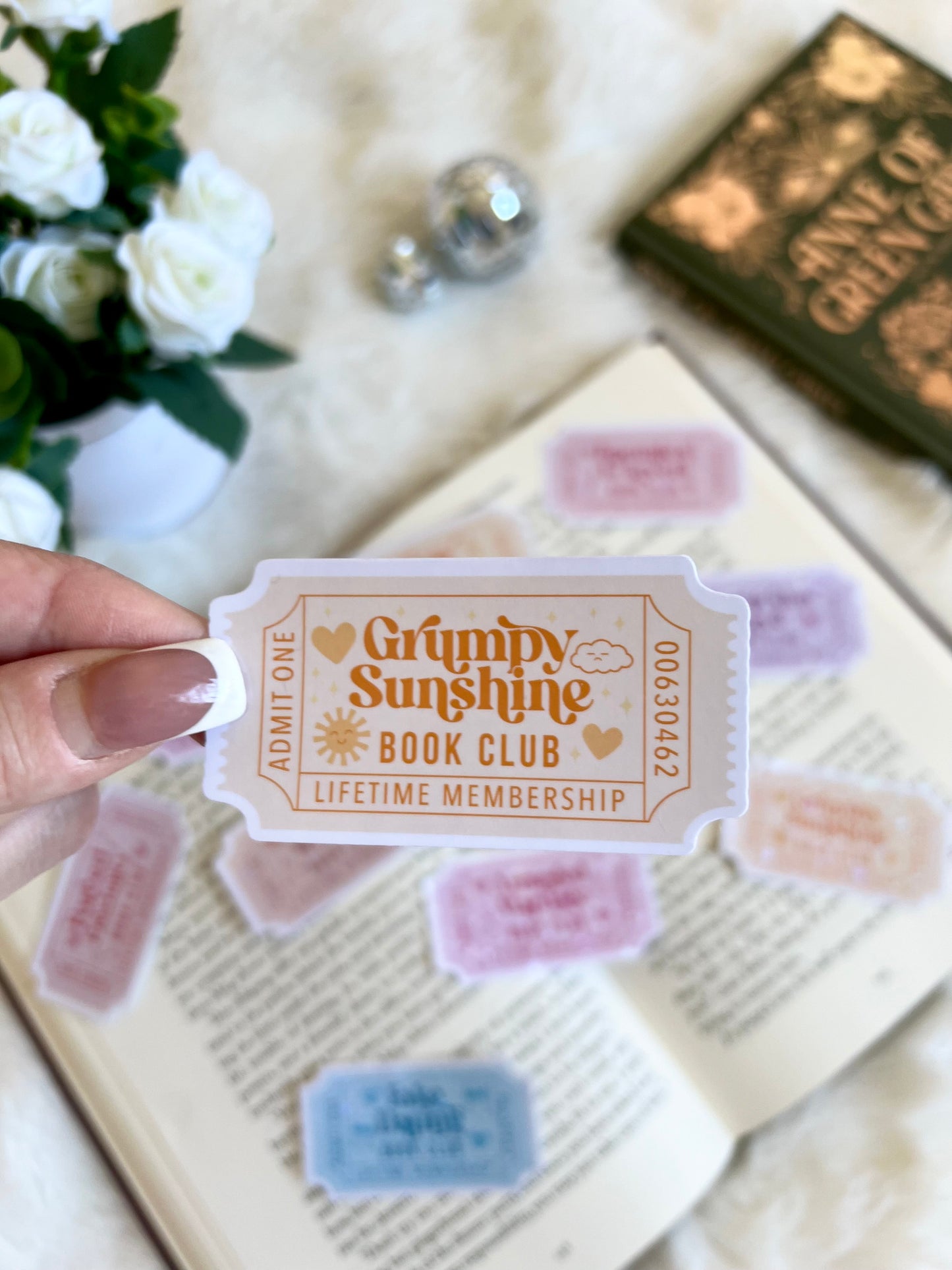 10 Romance Tropes Tickets Stickers