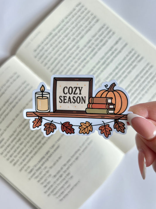Cozy Season Shelf Sticker