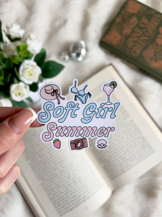 Soft Girl Summer Sticker
