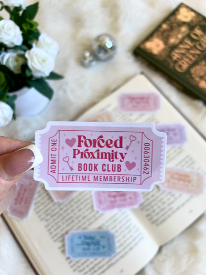 10 Romance Tropes Tickets Stickers