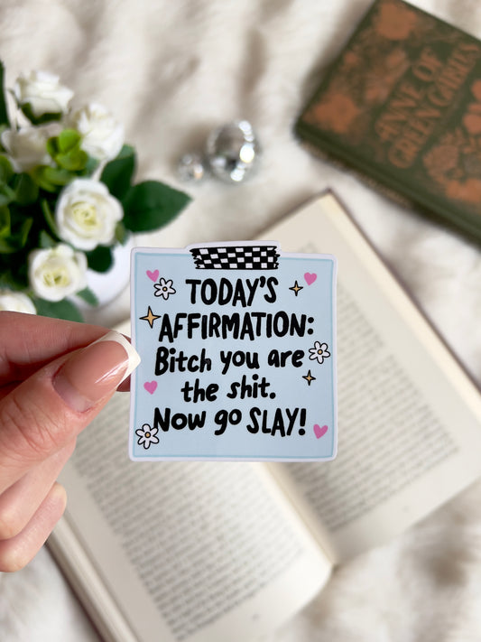 Today's Affirmation Sticker