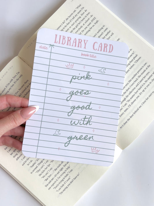 Pink Goes Good With Green Insert